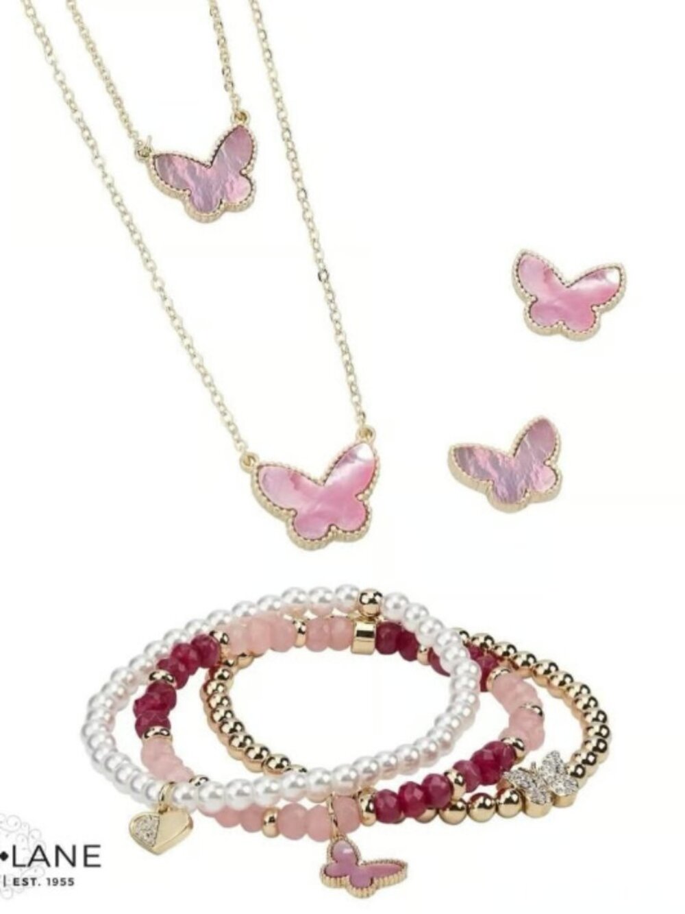 Park Lane Rosabelle Necklace Bracelet Earring Set in a Beautiful Box - Picture 9 of 9